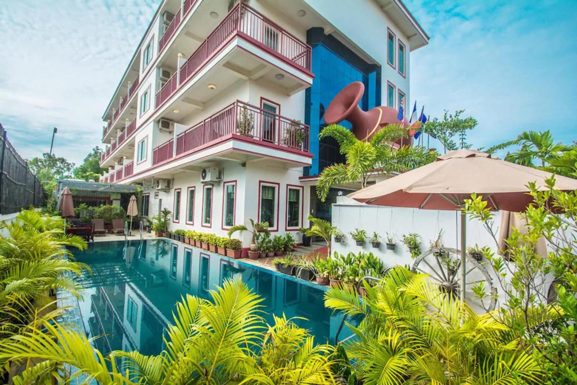 Kaorm Meas Hotel Siem Reap Exterior foto